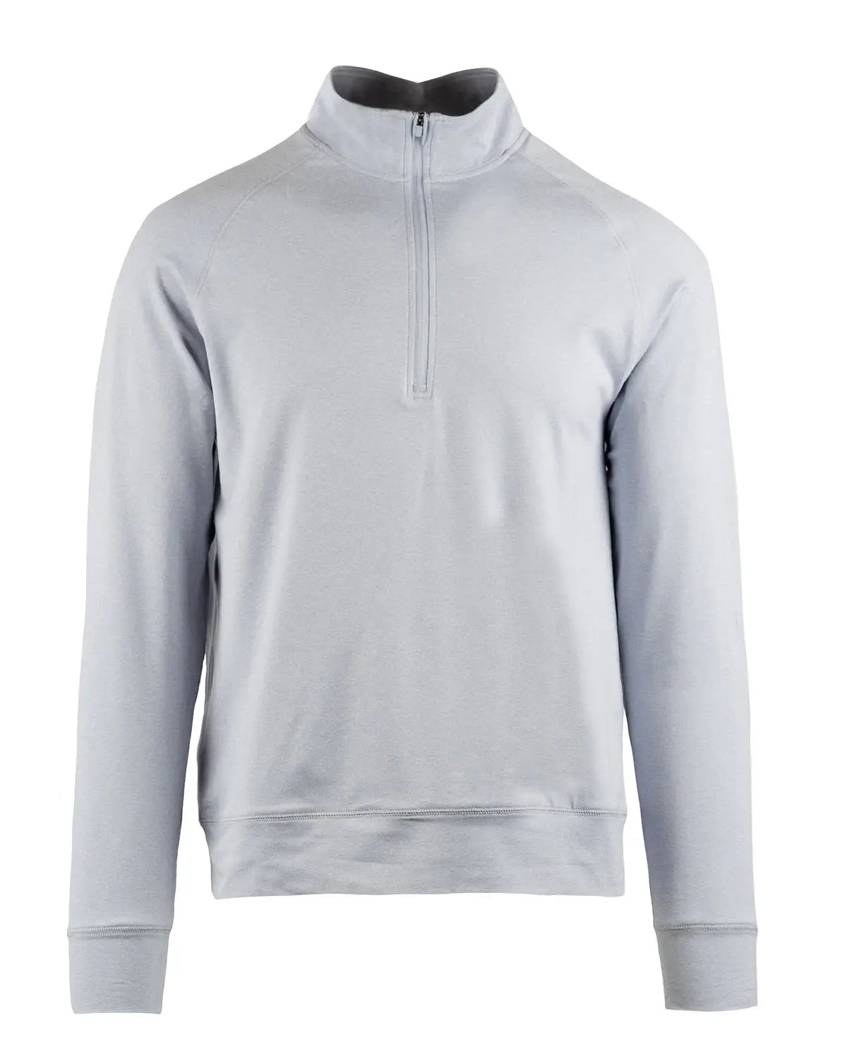 Burnside 8167 Dawn to Dusk Quarter-zip Pullover - Heather Light Grey