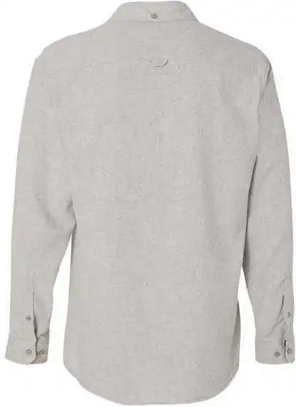 Burnside 8200 Long Sleeve Solid Flannel Shirt - Stone