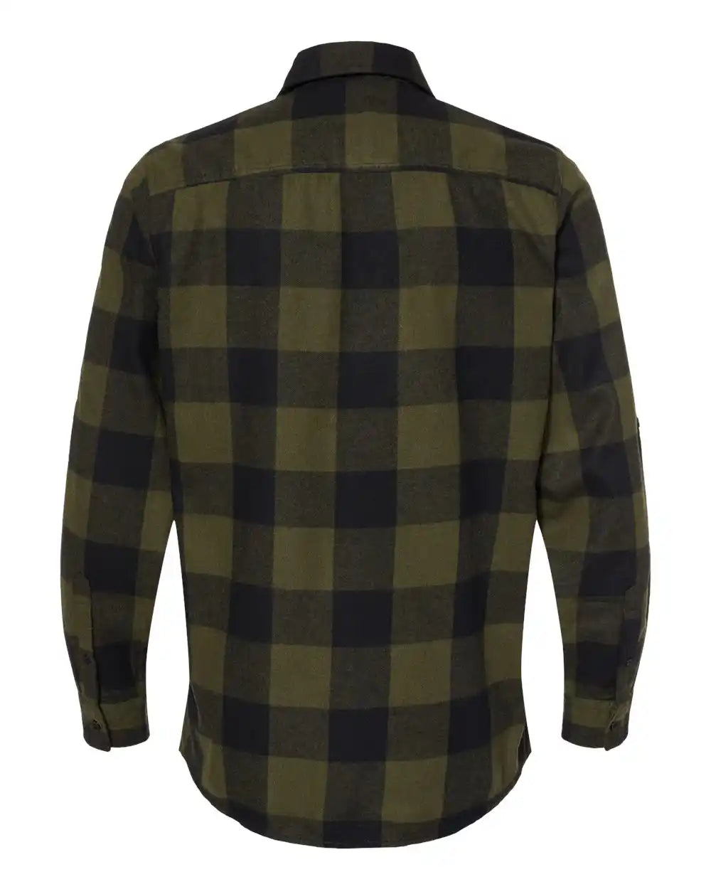 Burnside 8210 Yarn-dyed Flannel Shirt - Army Black - Army/ / s