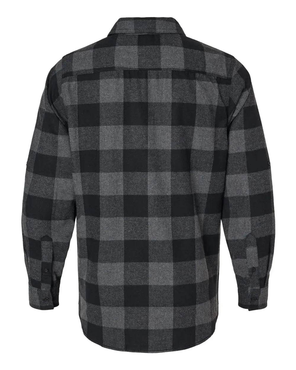Burnside 8210 Yarn-dyed Flannel Shirt - Charcoal Black Buffalo - Dark Gray / s