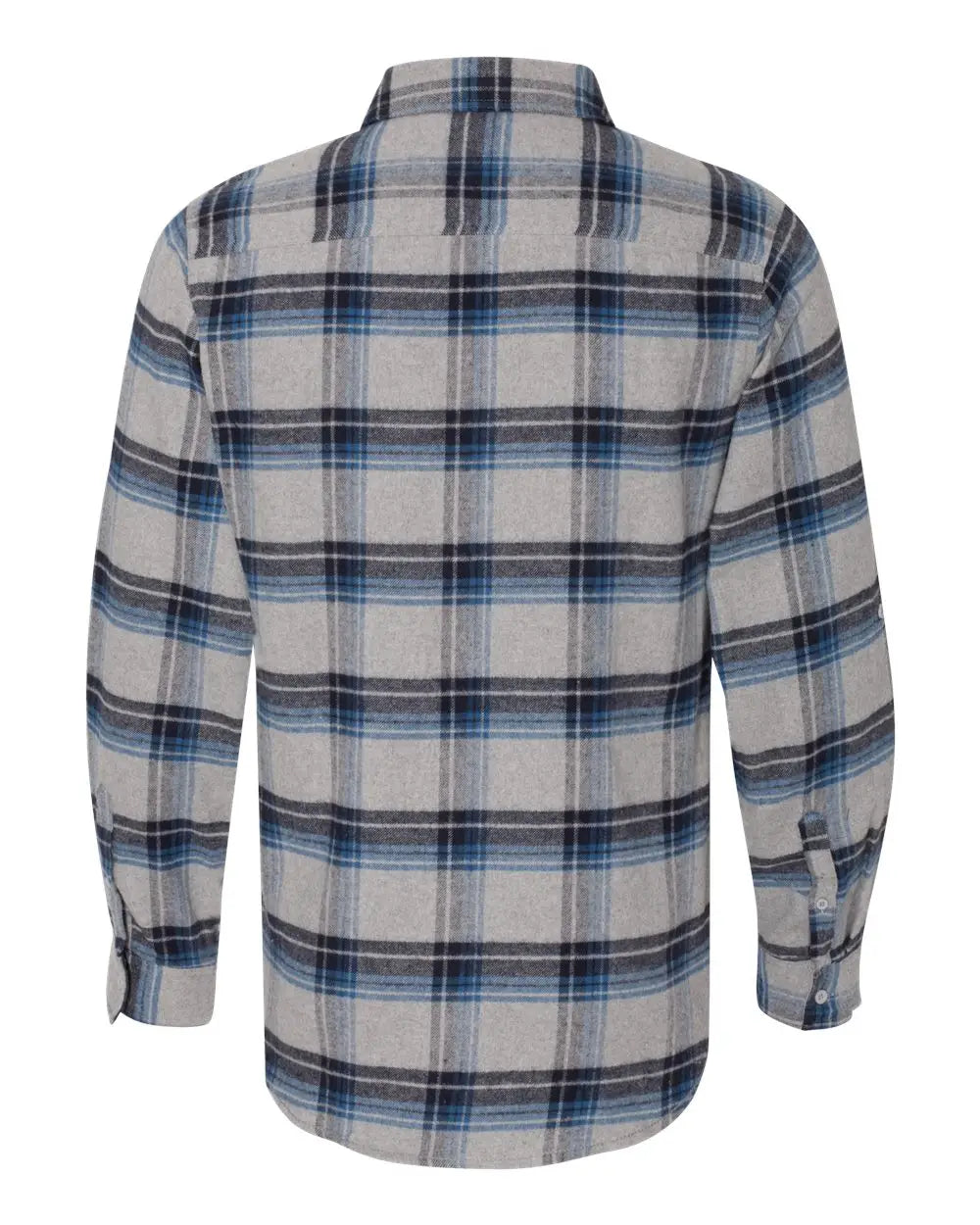 Burnside 8210 Yarn-dyed Flannel Shirt - Grey Blue - Gray / s