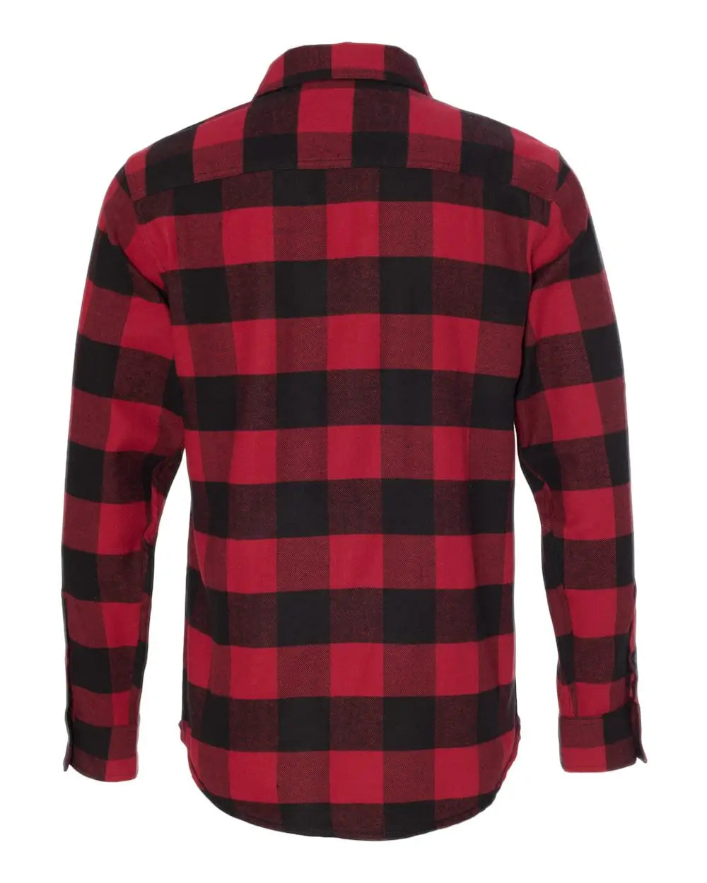 Burnside 8210 Yarn-dyed Flannel Shirt - Red Black Buffalo