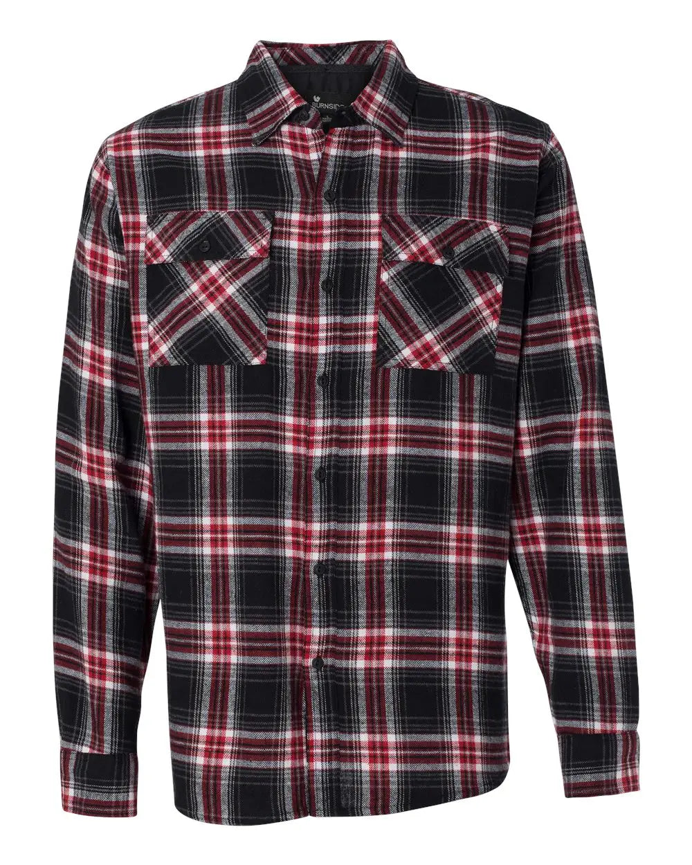 Burnside 8210 Yarn-dyed Flannel Shirt - Red - s