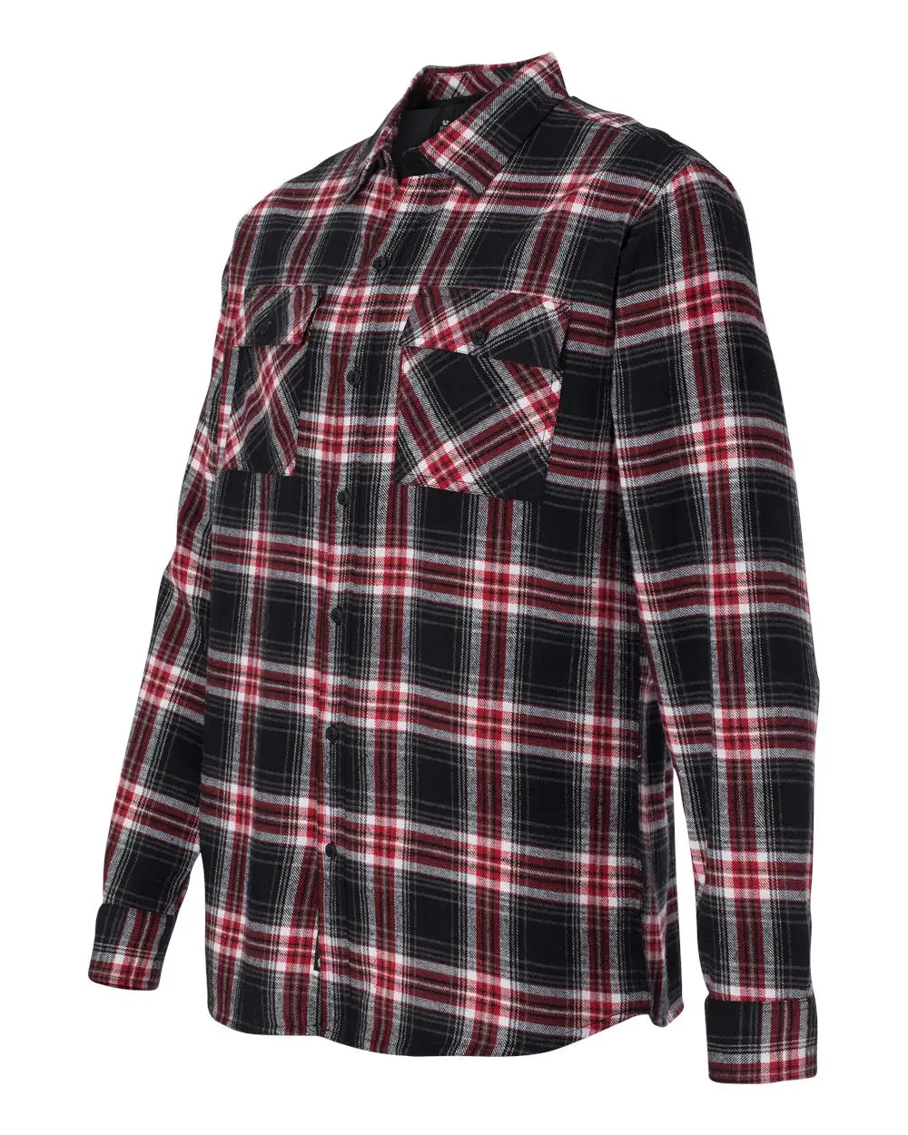 Burnside 8210 Yarn-dyed Flannel Shirt - Red - s