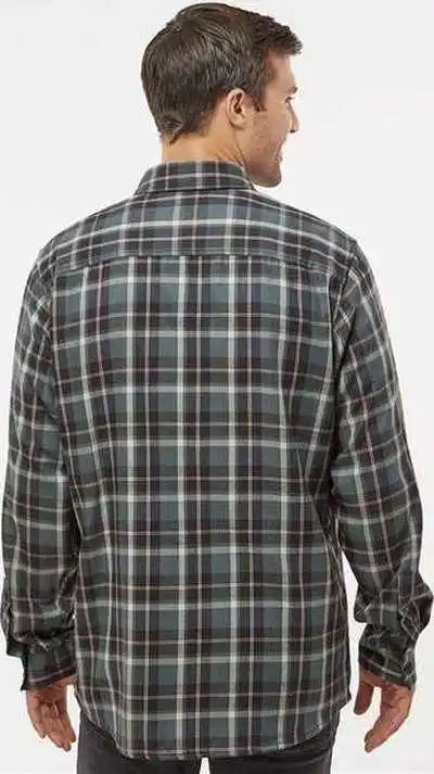 Burnside 8220 Perfect Flannel Work Shirt - Gray Ecru
