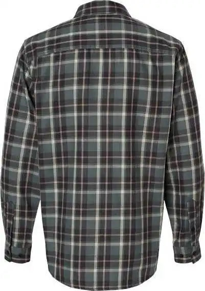 Burnside 8220 Perfect Flannel Work Shirt - Gray Ecru