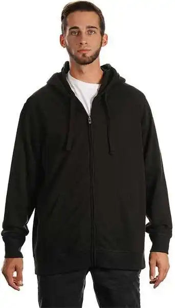 Burnside 8615 Camo Full-zip Hooded Sweatshirt - Black