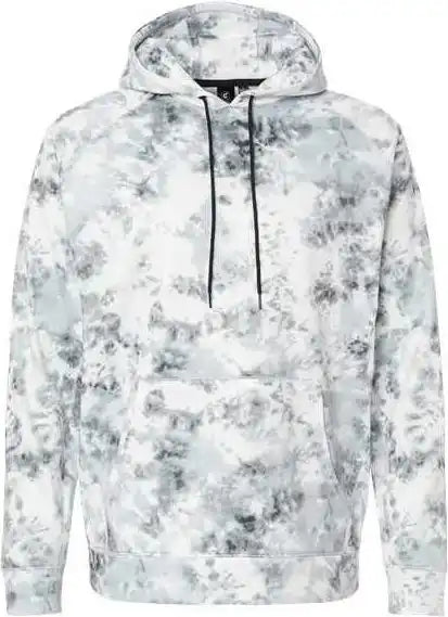 Burnside 8670 Performance Raglan Pullover Sweatshirt - White Tie Dye