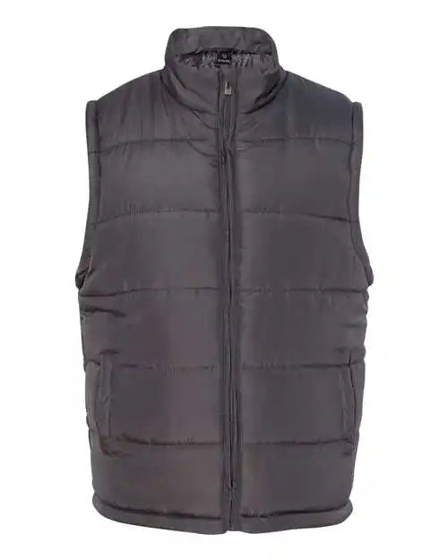 Burnside 8700 Puffer Vest - Charcoal