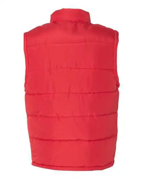 Burnside 8700 Puffer Vest - Red