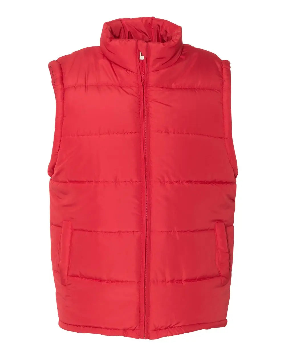 Burnside 8700 Puffer Vest - Red - s