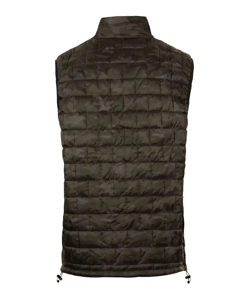 Burnside 8703b Elemental Puffer Vest - 8703 - Black Camo