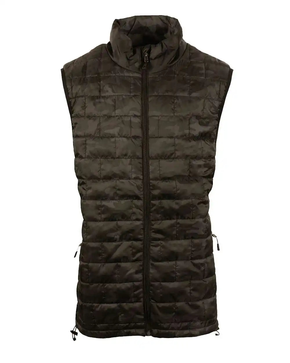 Burnside 8703b Elemental Puffer Vest - 8703 - Black Camo - s