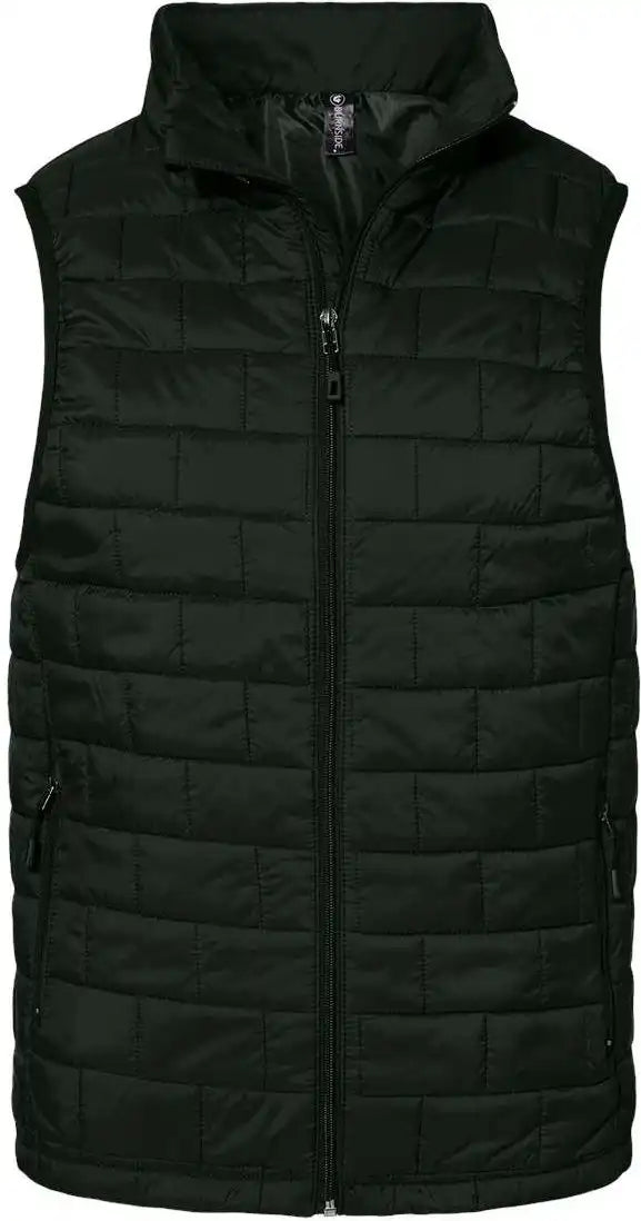 Burnside 8703b Elemental Puffer Vest - 8703 - Black - s