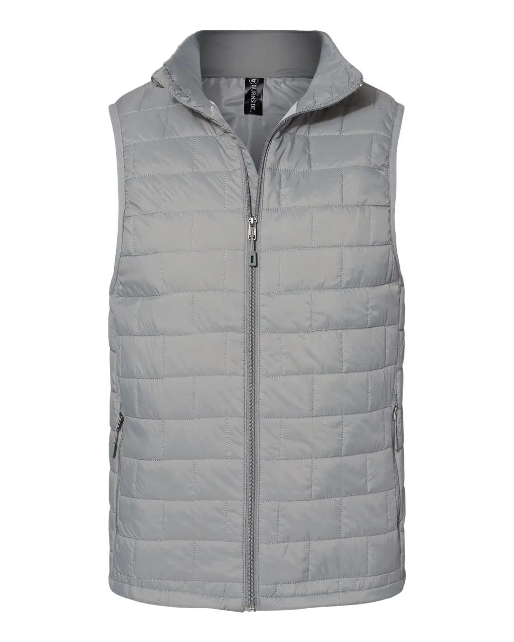 Burnside 8703b Elemental Puffer Vest - 8703 - Steel - Adult s