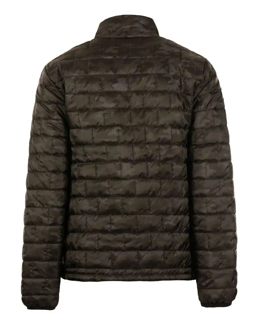 Burnside 8713b Elemental Puffer Jacket - 8713 - Black Camo