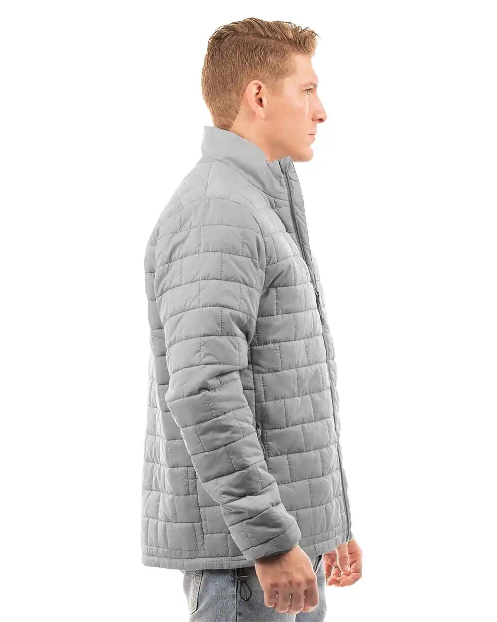 Burnside 8713b Elemental Puffer Jacket - 8713 - Steel