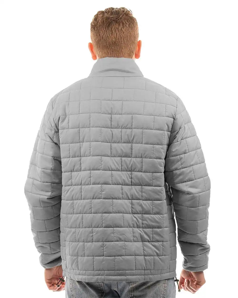 Burnside 8713b Elemental Puffer Jacket - 8713 - Steel