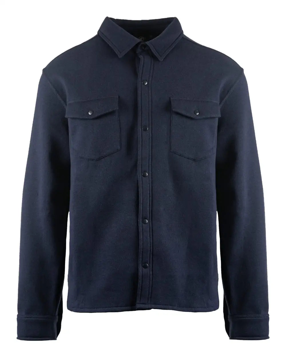 Burnside 8760b Fleece Snap Jacket - 8760 - Navy - Adult Xs