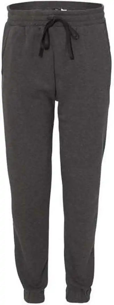 Burnside 8800 Fleece Joggers Charcoal Heather