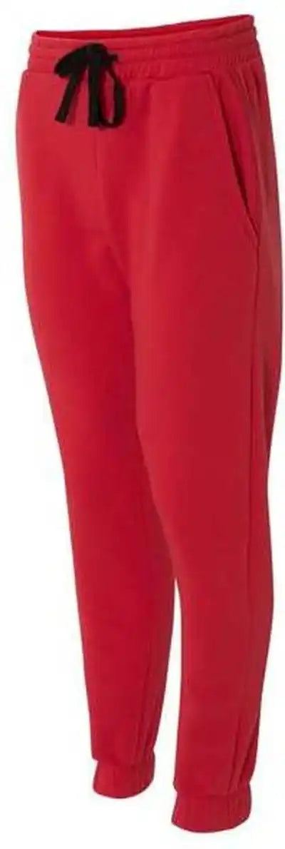 Burnside 8800 Fleece Joggers - Red