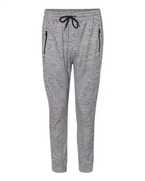 Burnside 8801 Performance Fleece Joggers - Heather Grey