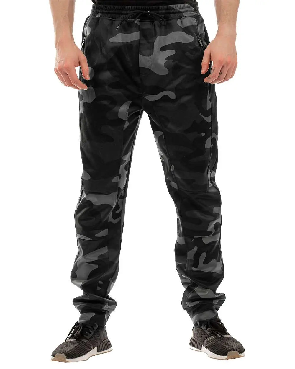 Burnside 8801bu Performance Fleece Joggers - 8801 - Black Camo - Adult s