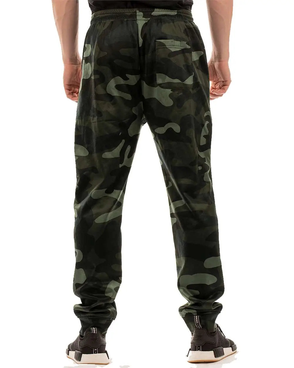 Burnside 8801bu Performance Fleece Joggers - 8801 - Green Camo