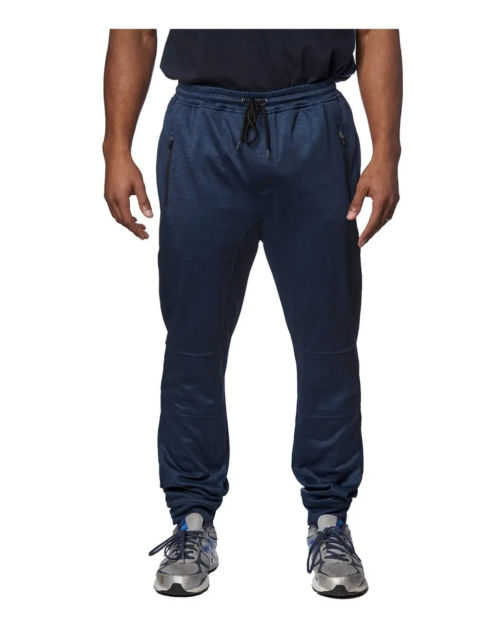 Burnside 8801bu Performance Fleece Joggers - 8801 - Heather Navy - Adult s