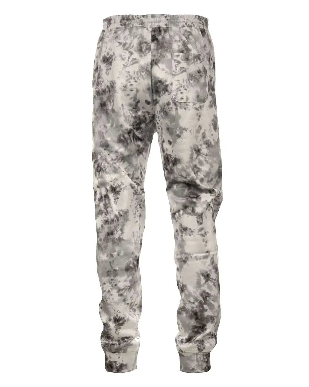 Burnside 8801bu Performance Fleece Joggers - 8801 - White Tie Dye - Adult s