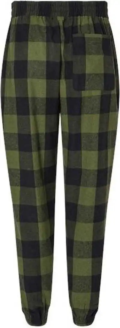 Burnside 8810 Flannel Jogger - Army Black