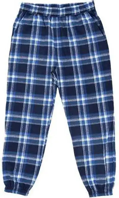 Burnside 8810 Flannel Jogger - Blue White