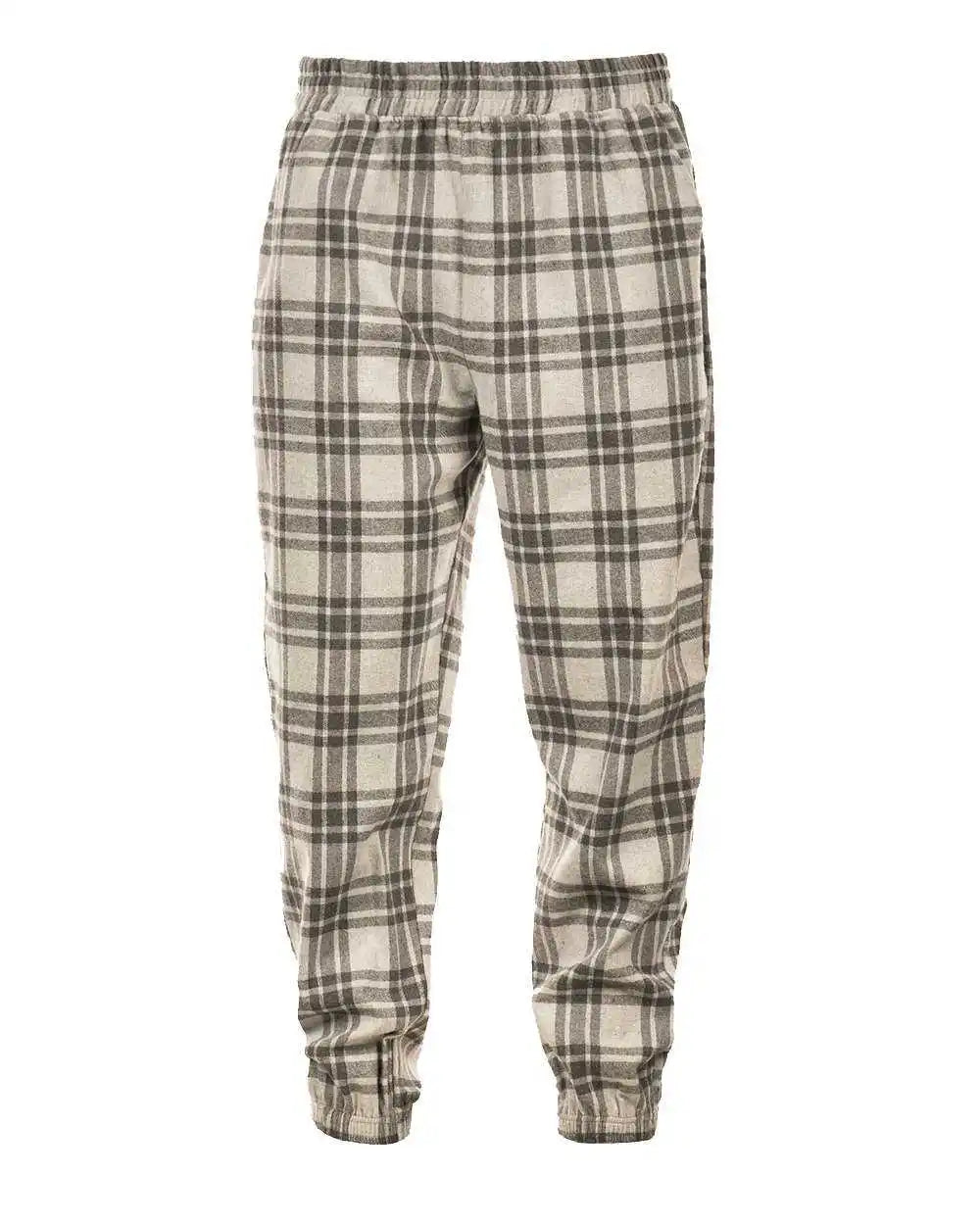 Burnside 8810 Flannel Jogger - Gray Steel