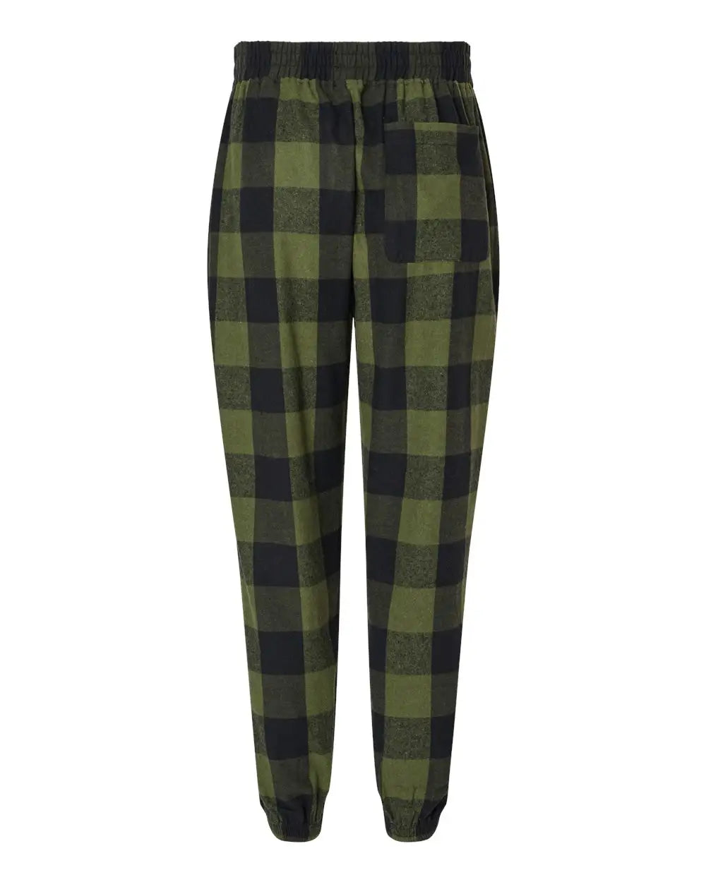 Burnside 8810 Flannel Joggers - Army Black - Olive / Xs