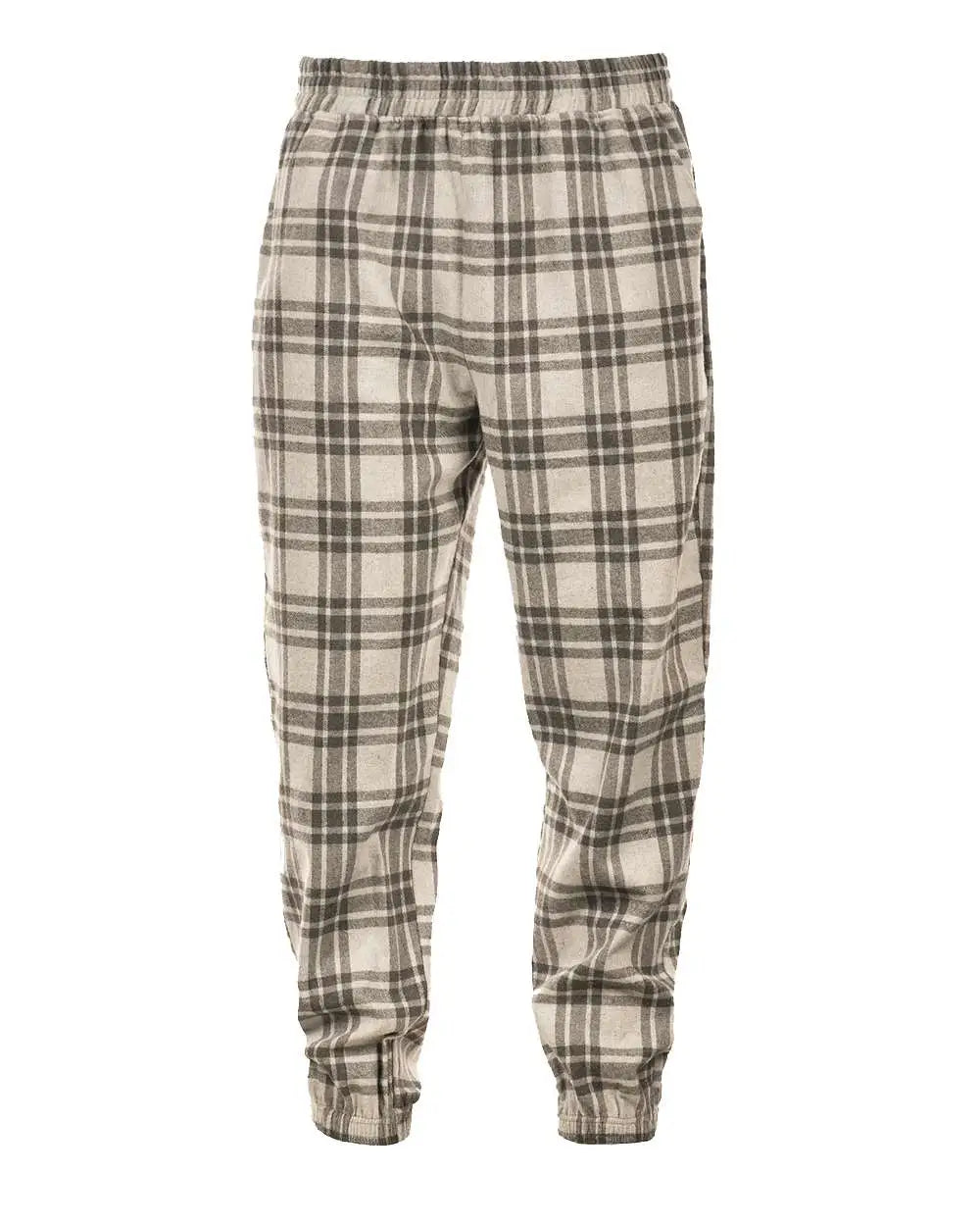 Burnside 8810 Flannel Joggers - Grey Steel - Dark Gray / Xs