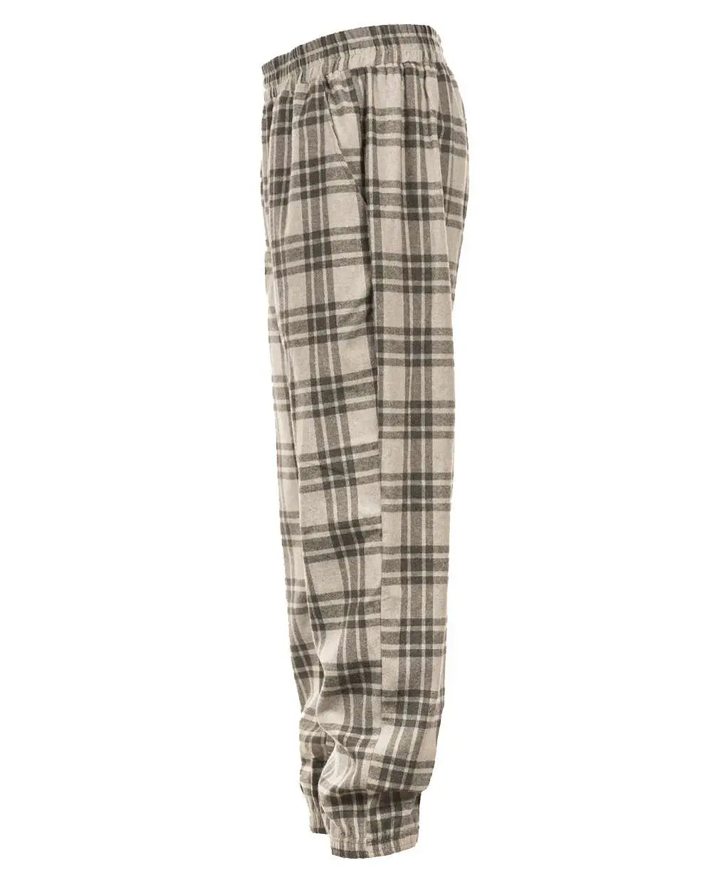 Burnside 8810 Flannel Joggers - Grey Steel