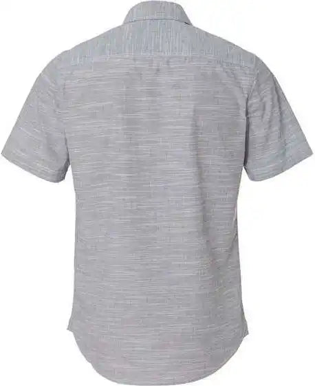 Burnside 9247 Textured Solid Short Sleeve Shirt Black