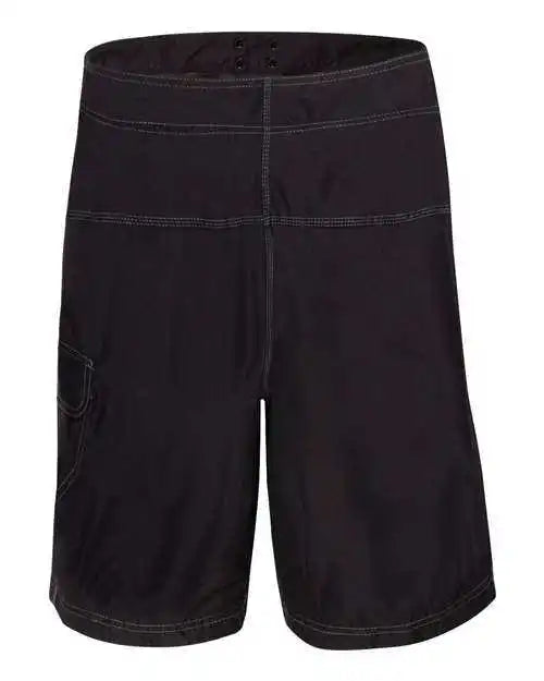 Burnside 9301 Solid Board Shorts - Black