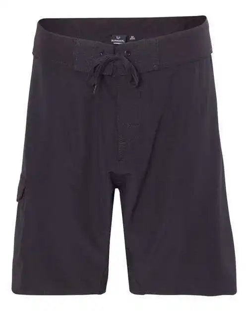 Burnside 9371 Diamond Dobby Board Shorts - Solid Black