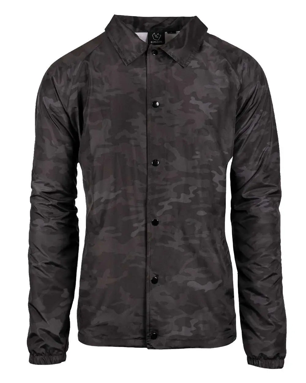 Burnside 9718b Mentor Coach’s Jacket - 9718 - Black Camo - Adult s