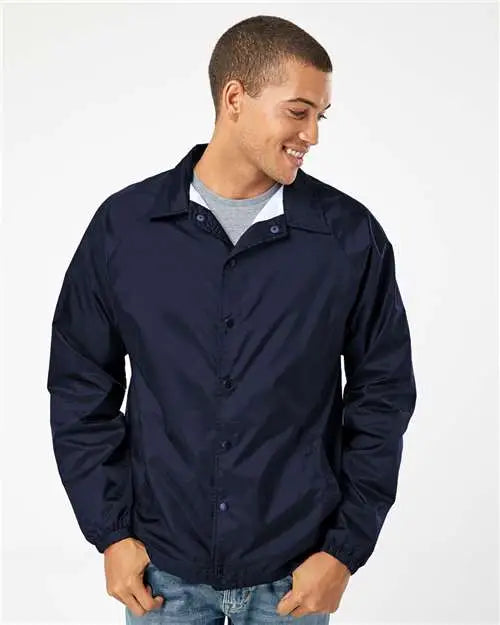 Burnside 9718b Mentor Coach’s Jacket - 9718 - Navy