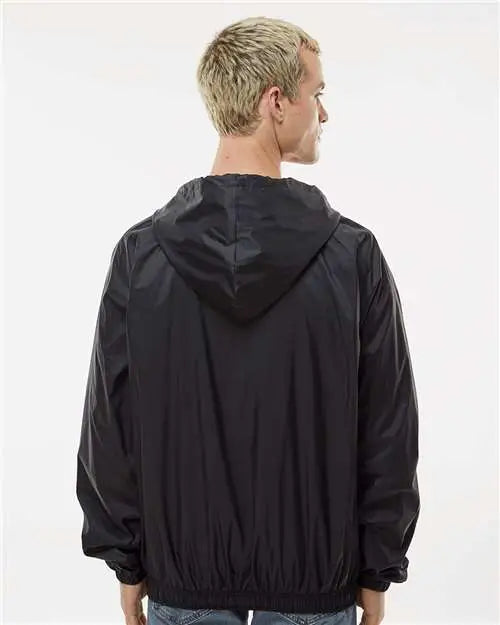 Burnside 9728b Mentor Hooded Coach’s Jacket - 9728 - Black