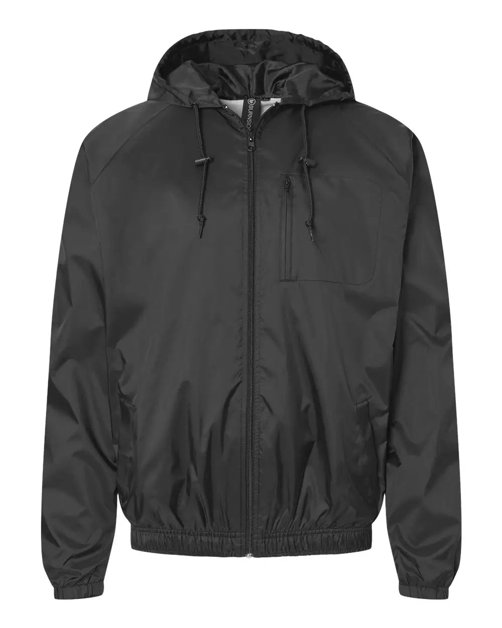 Burnside 9728b Mentor Hooded Coach’s Jacket - 9728 - Steel - Adult s