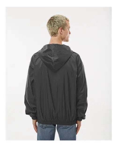Burnside 9728b Mentor Hooded Coach’s Jacket - 9728 - Steel