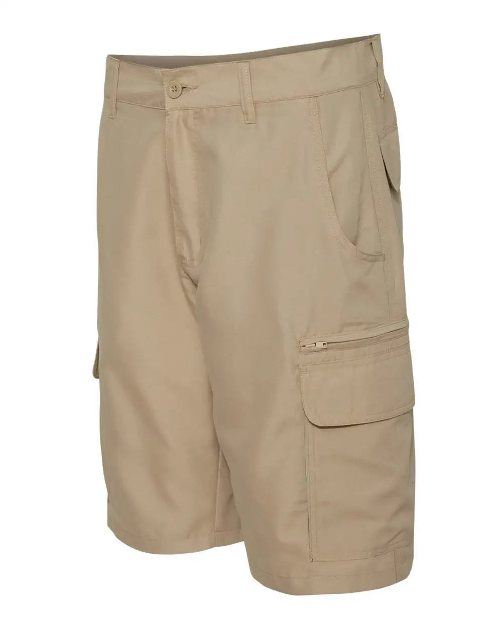 Burnside 9803 Microfiber Shorts - Khaki - 36