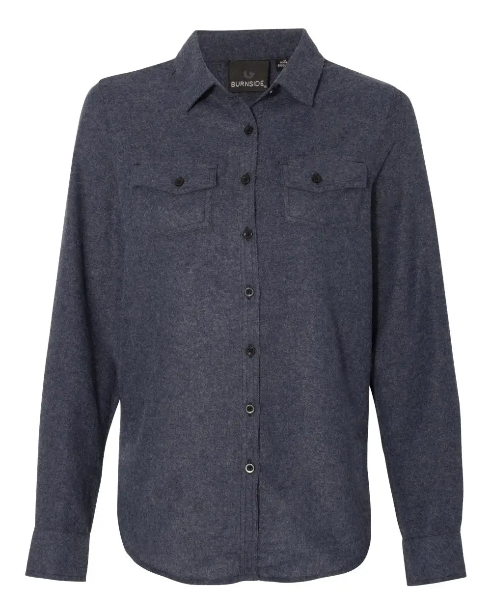 Burnside B5200b Women’s Solid Flannel Shirt - 5200 - Denim