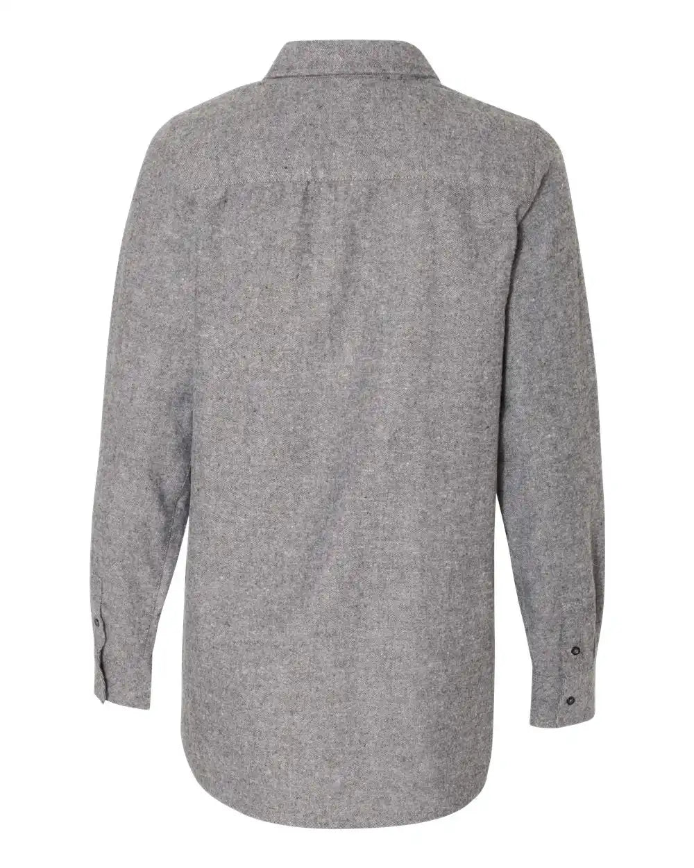 Burnside B5200b Women’s Solid Flannel Shirt - 5200 - Heather Grey