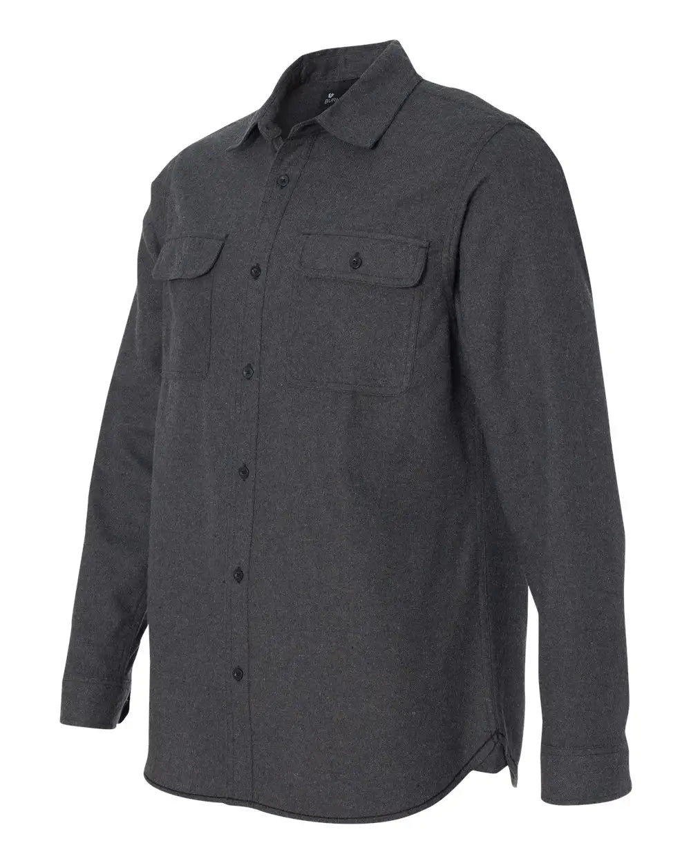 Burnside B8200 Solid Flannel Shirt - 8200 - Charcoal - Adult s
