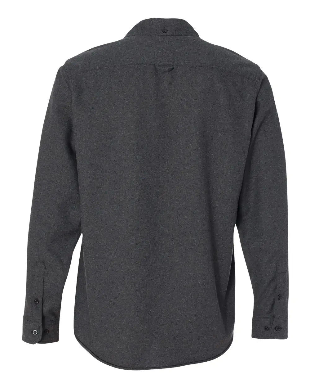 Burnside B8200 Solid Flannel Shirt - 8200 - Charcoal
