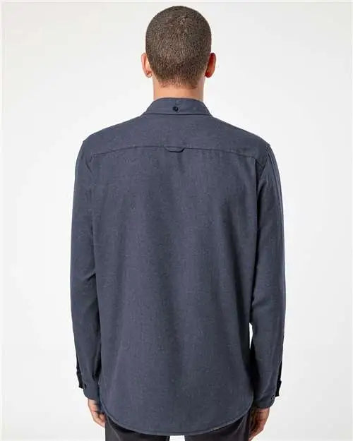 Burnside B8200 Solid Flannel Shirt - 8200 - Denim